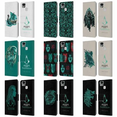 ASSASSIN'S CREED VALHALLA COMPOSITIONS PATTERNS LEATHER BOOK CASE ASUS ZENFONE - Image 1 of 4