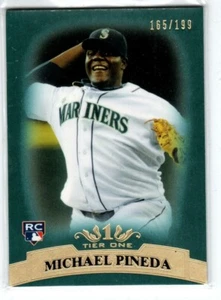 2011 Topps Tier One Blue #36 Michael Pineda \199 (ref 163275) - Picture 1 of 1
