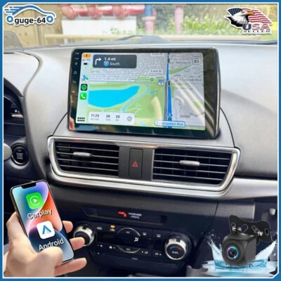Apple Carplay For Mazda 3 2014-2019 GPS Navigation Android 13 Car Stereo Radio - Image 1 of 4