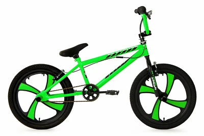 BMX Freestyle 20" Cobalt BMX Kinder Grün 360 Rotor 4 Pegs 522B - Bild 1 von 4