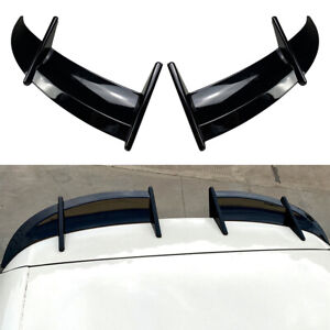 Rear Roof Spoiler Window Wing For Volkswagen Golf MK6 2008-2012 Glossy Black
