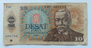 CZECHOSLOVAKIA 10 Korun 1986 P - 94 - Picture 1 of 2