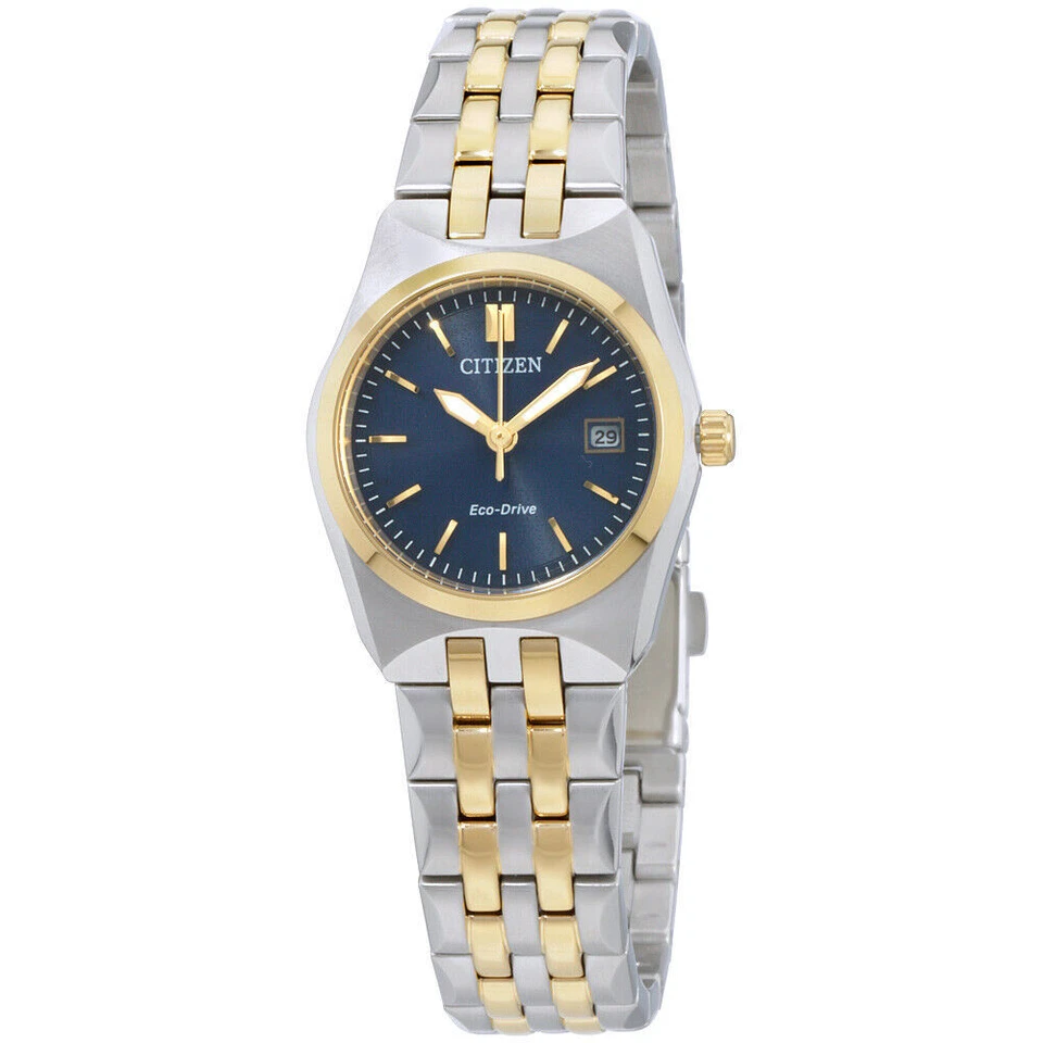 Citizen Eco-drive Corso Blue Dial Ladies Watch - Ew2294-53l