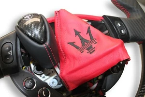  LEDERLENKRAD MASERATI GRANTURISM0 + SCHALTMANSCHETTE +SCHALTKNAUF NEU BEZIEHEN  - Bild 1 von 9