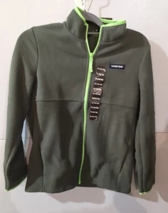Lands' End Boy's Breathable Grid Fleece Full-Zip Jacket XL ( 14/16 ) NEW - Picture 1 of 1