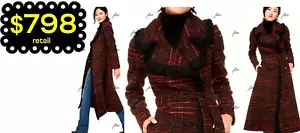 KATE SPADE MANTEL GRAND KARIERT MULTI TWEED FRANSEN DOROTHY KLEID JACKE MAINLINE S 4 - Bild 1 von 24