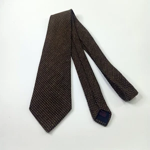 ETRO Milano Wool Solid Brown Tie Made in Italy - Picture 1 of 10