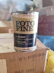 Fotofine Paper Developer 1 cuarto nuevo stock antiguo paquete de 2 cada uno - Imagen 1 de 3
