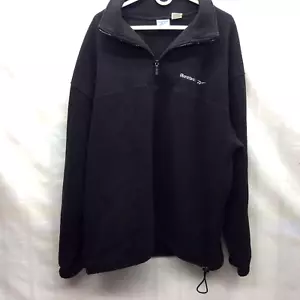 Sudadera Reebok Classic Vector 1/4 Cremallera Negra/Turquesa Bolsillo Para Hombre XL - Imagen 1 de 12
