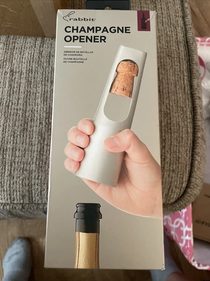 Rabbit Champagne Bottle Opener Gold - Image 1 of 1