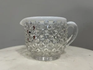 Vintage Fenton French Opalescent Hobnail Glass Replacement Creamer - Picture 1 of 10