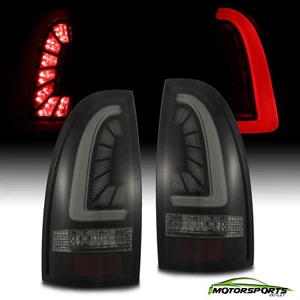 For 05-15 Toyota Tacoma PRO-Series LED Tail Lights Replacement Pair Jet Black - Foto 1 di 9