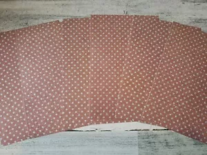 6 pezzi di tappetini fotografici carta ritagli arancione medio 4x6 punti glitter #1173 - Foto 1 di 1