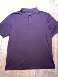 David Taylor Collection Men XLT Burgundy 2 Button Short Sleeve Golf Polo (B) - Picture 1 of 6