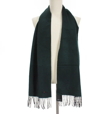 Bufanda Kiton nueva con etiquetas 100 % cachemir talla única en verde y azul hecha en Italia Foto 1 de 4