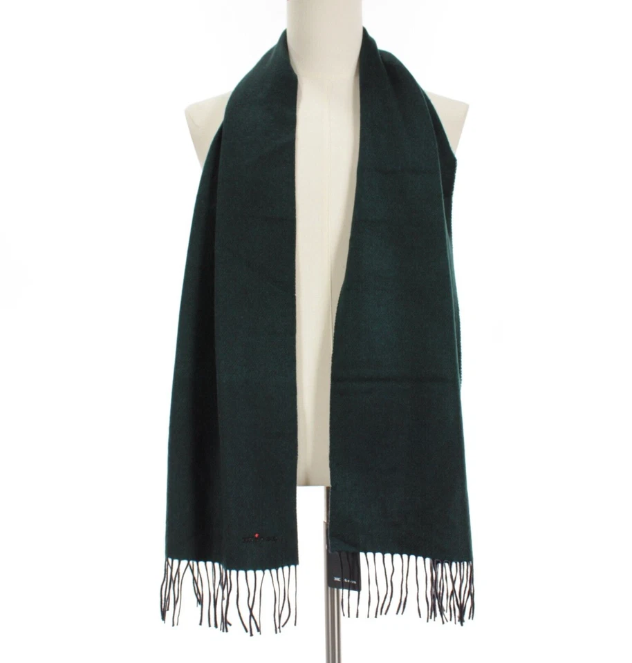 Kiton новый с Ярлыками 100% кашемир шарф один размер в зеленый и синий сделано в Италии - Изображение 1 из 4