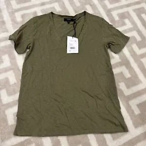 Theory Tee Shirt Women Short Sleeve Green Size P - Picture 1 of 3