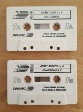 ARMY MOVES - ABU SIMBEL - AMSTRAD DINAMIC WELCOME PACK 2 CASSETTES SET / DINAMIC