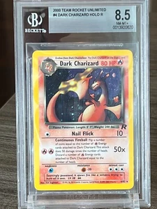 Dark Charizard Holo - 2000 Team Rocket – BGS 8.5 - (PSA/CGC) - Picture 1 of 2