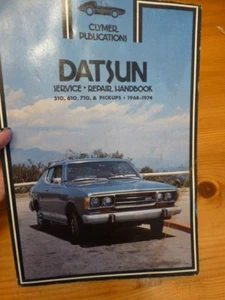 CLYMER Datsun Service Repair Handbook 510, 610, 710 & Pickups 1968-1974, 290 pgs - Picture 1 of 4