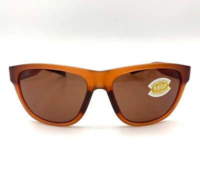 Costa Del Mar Bayside Sunglasses Matte Coral/Copper 580Plastic - Image 1 of 4