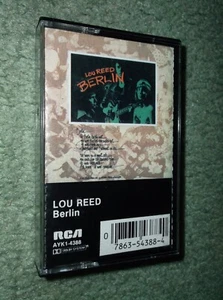 LOU REED Berlin Cassette {3rd solo studio album} {Tragic Rock Opera} - TESTED!!! - Picture 1 of 3