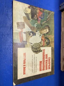 1977 Ford Pinto Bobcat Electrical and Vacuum Troubleshooting Manual 77 Original  - Picture 1 of 1
