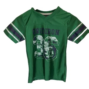 Osh Kosh Original Maglia Jersey Verde Grigio Bambini Ragazzi Taglia 7US - Foto 1 di 4