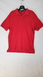 Polo Ralph Lauren Men’s Medium Red Short Sleeve Polo Shirt - Picture 1 of 6