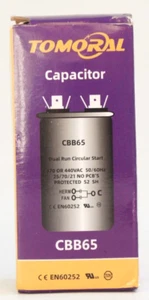 Tomoral Cbb65 40+5uf 370/440VAC Capacitor - Picture 1 of 6