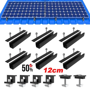 Solarpanel Alu Halterung Trapezblech Flachdach PV Befestigungsschiene Montage - Bild 1 von 18
