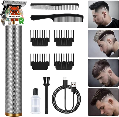 Trimmer Professionale, Elettrico Trimmer per Barba USB Ricaricabile Tagliacapell - Immagine 1 di 4
