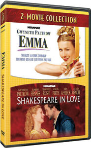 Emma & Shakespeare in Love 2-Movie Collection (Dvd) Brand New Gwyneth Paltrow