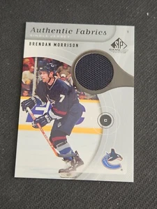 2005-06 SP GAME USED BRENDAN MORRISON AF-BM AUTHENTIC FABRICS JERSEY - Picture 1 of 2