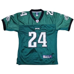 Maglia Reebok Philadelphia Eagles #24 Nnamdi Asomugha NFL cucita taglia 48 verde - Foto 1 di 13