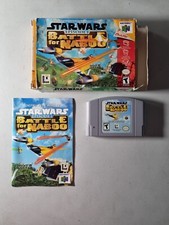 Star Wars Episode I Battle For Naboo Authentic Complete Nintendo 64 N64 Game CIB