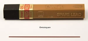 Pentel Feinminen / lead 0,5mm red / Rot - Picture 1 of 3