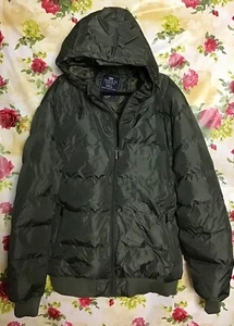 TRACK23 MEN ARMY GREEN BUBBLE PLUS WINTER JACKET SIZE 3XL - Picture 1 of 3