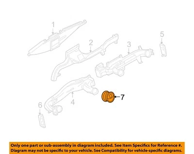 FORD OEM E-350 Super Duty Dash A/C AC Heater-Air Outlet Louver Vent 9C2Z19893AC - Image 1 of 2