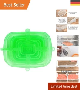 Umweltfreundliche Silikondeckel im Set:  zum Abdecken und Frischhalten - Bild 1 von 10