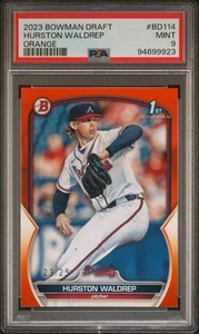 Bowman Draft Hurston Waldrep Orange 2023/25 #BD114 (RC) - Imagen 1 de 2