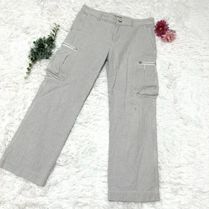 USED ISSEY MIYAKE STRIPED PANTS ACCEPTABLE M-B2C1 - Picture 1 of 13