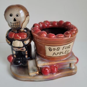 Yankee Candle Halloween Kinder Bob für Äpfel Kerzenhalter Keramik siehe Beschreibung! - Bild 1 von 11