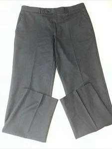 John Varatos Men’s Navy Nailhead Dress Pants Poly/ Wool 34R - Picture 1 of 10