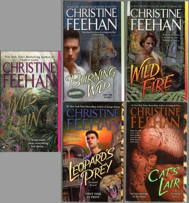 Leopard Paranormal Romance Lot of 5 Paperback by Christine Feehan - Image 1 of 4
