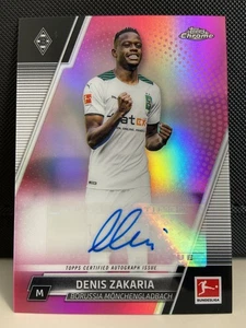 Denis Zakaria 2021-22 Topps Chrome Bundesliga Pink Refractor Autograph 141/150 - Bild 1 von 2