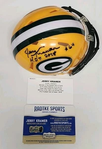 Minicasco TRISTAR firmado por Jerry Kramer autografiado Riddell Green Bay Packers - Imagen 1 de 4
