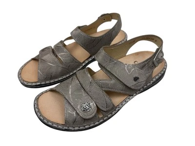 Sandalias Finn Comfort $284 Gomera Sand Storm gancho y bucle para mujer EE. UU. 9 UE 40 D Foto 1 de 4