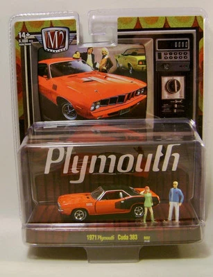 1971 '71 PLYMOUTH BARRACUDA CUDA DIORAMA M2 MACHINES DIECAST 2024 - Image 1 of 2