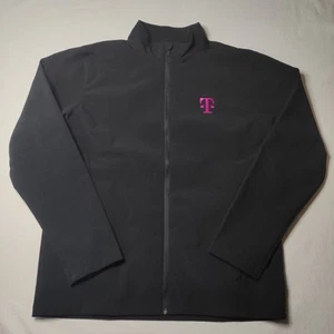 T Mobile L Team 365 Jacket Black Embroidered Employee Full Zip - Picture 1 of 9